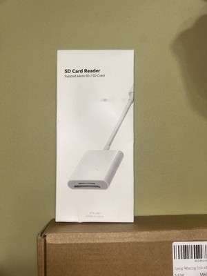 USB Card Reader for Apple, SD MicroSD Universal Compatibility 014 Lite
