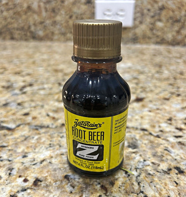 Zatarain's Root Beer Concentrate Soda Syrup 4 fl oz exp 01/2027