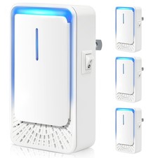 Plug In Air Ionizers - 4Pack Negative Ion Technology Air Purifier, Quiet Mini...