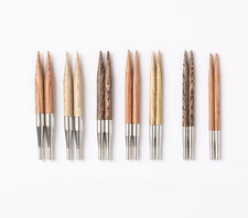 Claudette Short Interchangeable Wood Knitting Needle Clutch IC Set Limited