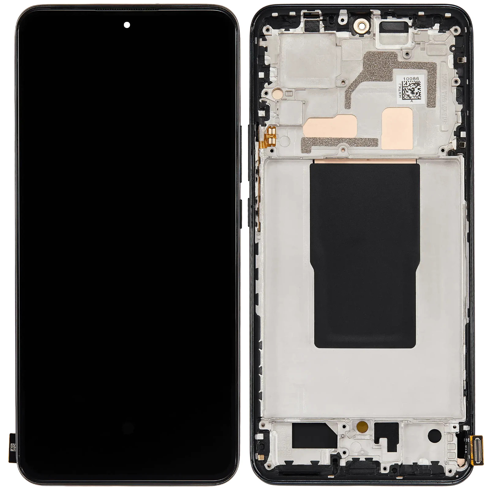Ecran OLED avec cadre pour Xiaomi 12T/12T Pro/Redmi K50 Ultra Reconditionné Noir