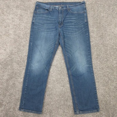 Levis Jeans Mens 38x30 Blue 541 Athletic Tapered Flex Stretch Faded Denim Pants