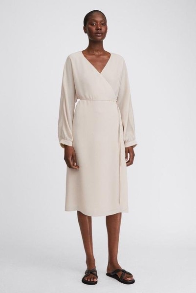 Women Filippa K Dress Beige Polyester 42 / XL / 50