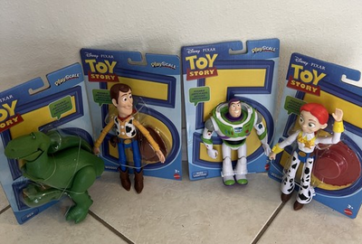 #ad Disney Pixar Toy Story 5 Movie Poseable Jessie Rex Woody Buzz Playscale $109.99
