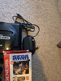 Sega Genesis Model 1 Bundle Controller Tested + 2 Games NCAA Football CIB