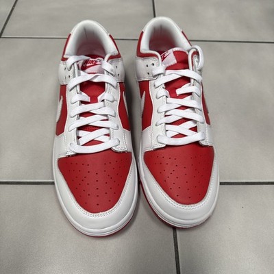 DD1391-600 Nike Dunk Low Championship University Red Reverse St John's (Men's)