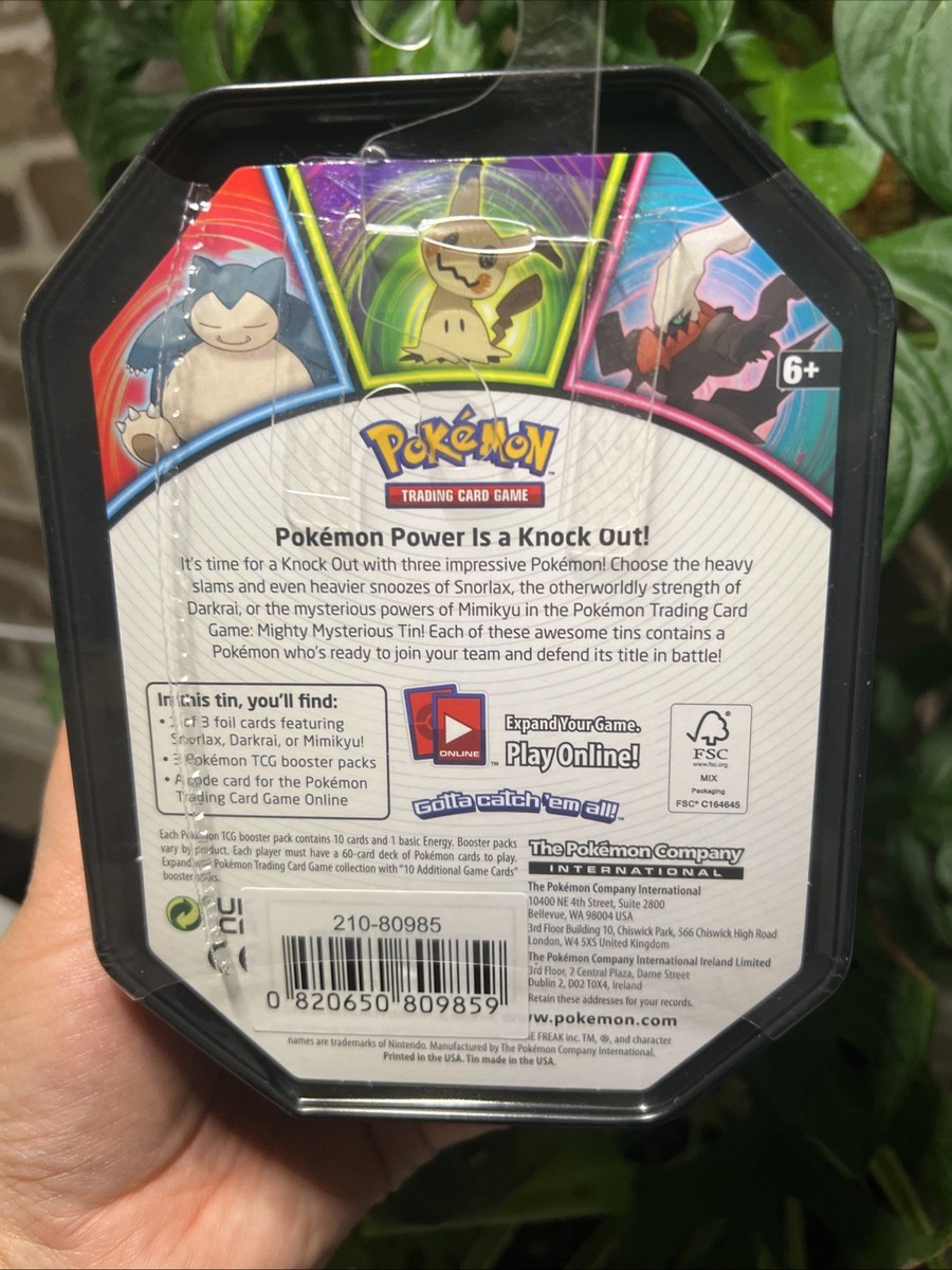 Pokémon TCG 2021 Knockout Darkrai Tin - 3 Packs 820650809859| eBay