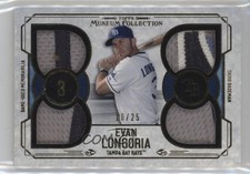 2015 Topps Museum Collection Gold 10/25 Evan Longoria #PPQR-EL yl0