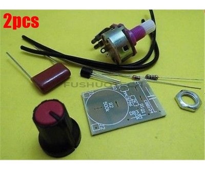 2Pcs 100W Dimmer Module With Switch Speed Regulation Module Kit New Ic qc *bn