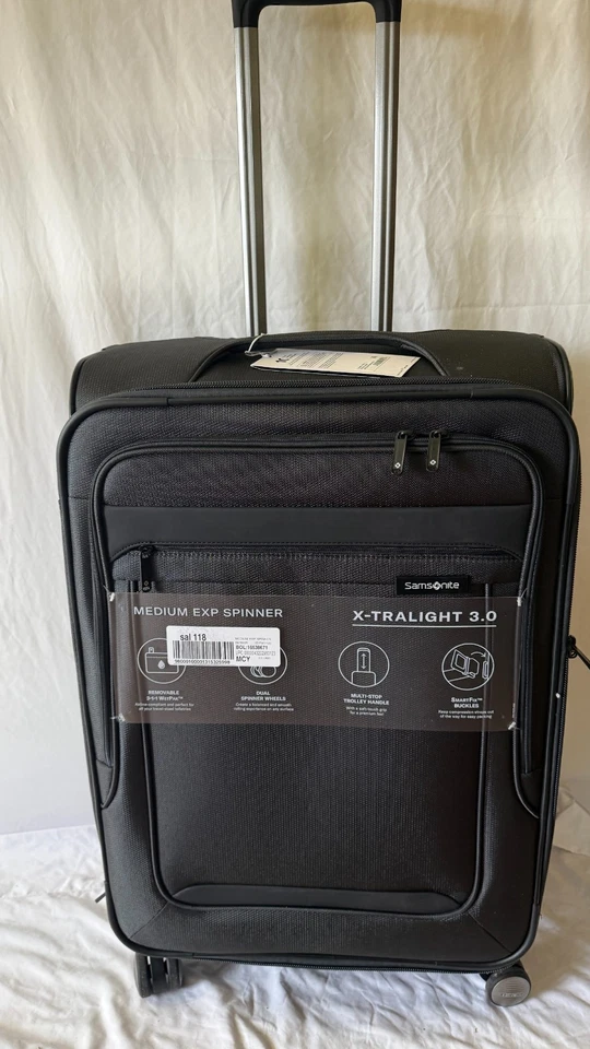 $499 SAMSONITE X-Tralight 3.0 25" Check-In Spinner Medium Luggage Suitcase Gray - Image 4 of 4