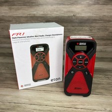 Eton FR1 Multi-Powered Weather Alert Radio Charges Smartphone