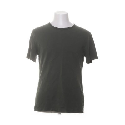 Asket, T-shirt, Größe: M, Grün, Baumwolle, Einfarbig, Herren #Pq6