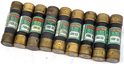 Lot of 9 - FRN60 Bussmann 60 Amp Fuse Class K5 - Next Day Option