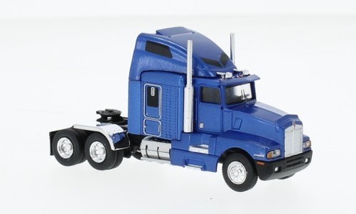 Brekina 85925 - 1/87 Kenworth T 600, Metallic Blue/Black, 1984 - New