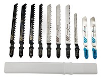 T Schaft StichsäGebläTter Set 10 Tlg. Holz Metall Alu SäGebläTter Hcs + Box