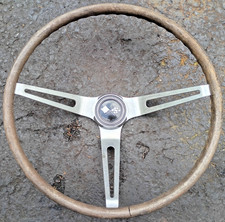 Original 1964-1968 Chevrolet Corvette Steering Wheel Woodgrain Oem N34 C2 C3