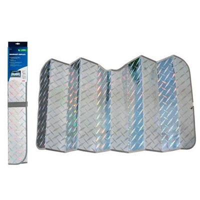 LAMPA Diamond Reflective Metallic Polyester Front Shade, 140 x 80cm - Lampa