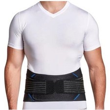 NWOT Tommie Copper Men  s Adjustable Compression Back Brace Black Size S/M