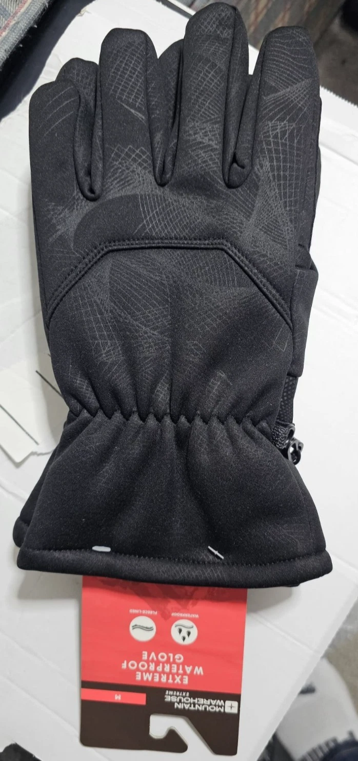 NEW Mountain Warehouse Mens Extreme Waterproof , Windproof Male Winter Gloves
