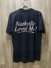 Single Stitch I Love Nashville 2 Sided T Shirt Mens Large Music Guitar USA Made