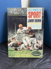 VINTAGE #863 AURORA Jimmy Brown Great Moments In Sports MODEL KIT W/Box Complete