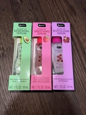 3pc b.pure Glow Up Serums 1 Fl Oz Revitalizing,  Smoothing & Renewing 