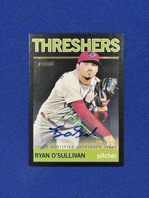 Ryan O'Sullivan /50 2013 Topps Heritage Auto #ROA-ROS autograph minors real one