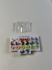 Set Of 20 -Butterfly Earing-Colorful Earrings- Women Earings