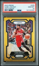 2023 PANINI PRIZM GOLD PRIZM #225 GABE VINCENT 8/10 PSA 10