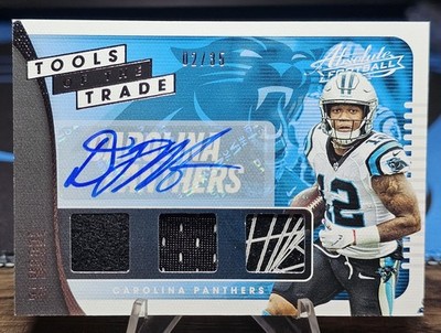 2019 Panini Absolute Tools of the Trade Triple D.J. Moore /35 Auto Patch    