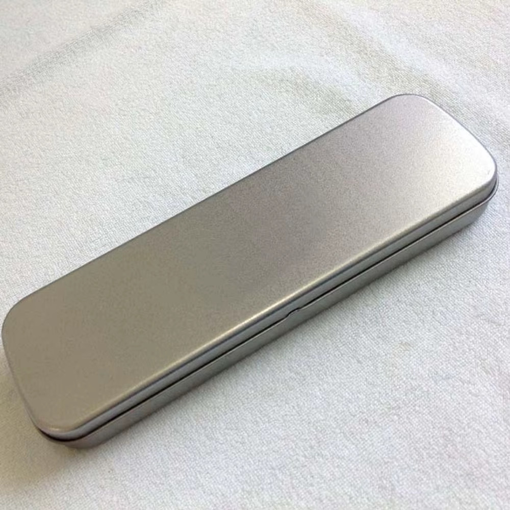 Pen Box Fountain Pen Case Storage Gift Box Tinplate Box Pencil