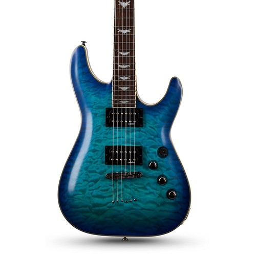 Schecter Omen Extreme6 Electric Guitar  Ocean Blue Burst 197881557553 RF