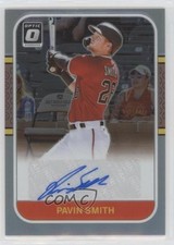 2021 Panini Donruss Optic Retro 1987 Signatures Holo Prizm Pavin Smith Auto 0s1o