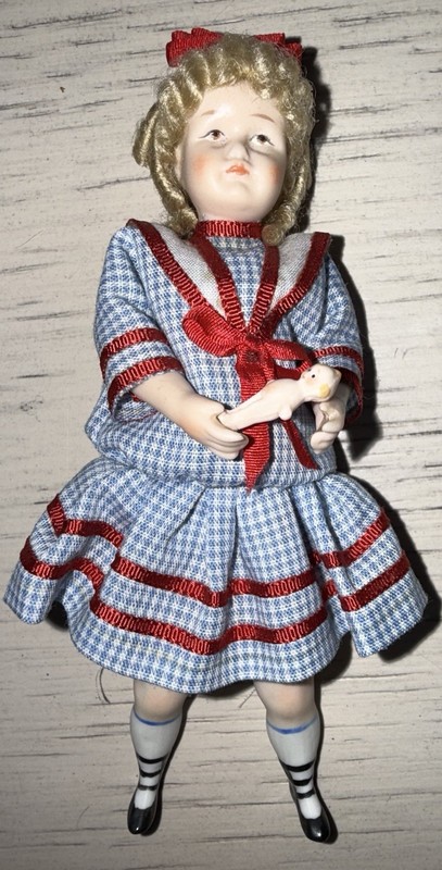 Vintage Artist Dollhouse Doll