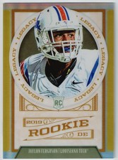 2019 Panini Legacy Jaylon Ferguson Rookie RC Gold Prizm /25 #173 LA Tech