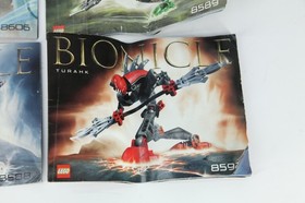 LEGO Bionicle Instructions Lot 8606 8588 8589 8592 Lehvak Kurahk Turahk
