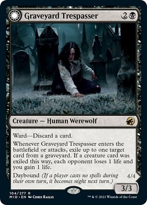 Graveyard Trespasser - 104 - NM - Innistrad: Midnight Hunt