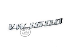 Vw 1600 Decklid Emblem Script Beetle