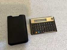 Hewlett Packard HP12C Financial Calculator with Case