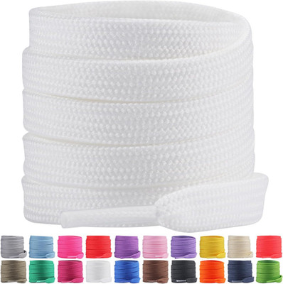 Flache Schnürsenkel [10mm Breite] - Doppelschicht Schnürbänder, Flat Shoelace 80