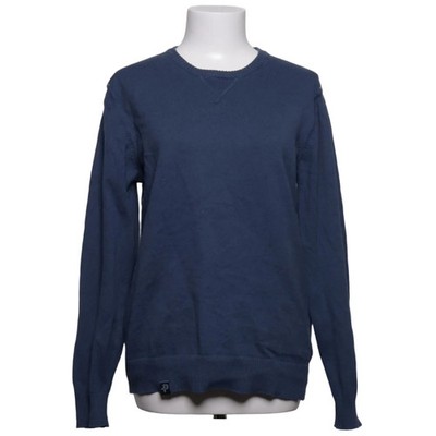Pelle P, Strickpullover, Größe: M, Blau, Kaschmir/Baumwolle, Einfarbig #dWd