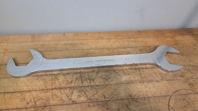 Proto J3164, 2'' Angled Open End Wrench, Full Polish, 21-1/4'' overall length 
