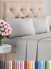 Full Size 4 Piece Sheet Set - Comfy Breathable Cooling Bed Sheets Set - Hot...
