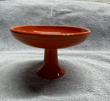 Vintage Fiestaware Orange Sweets Compote Footed 