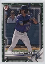 2021 Bowman Prospects Camo Border Terrin Vavra #BP-100 0w7