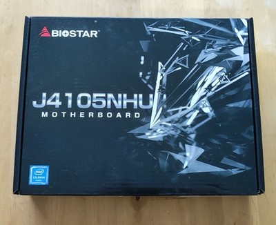 Biostar J4105nhu Mainboard Motherboard MiniITX M.2 SSD Intel Quad Core 4x2,5ghz 