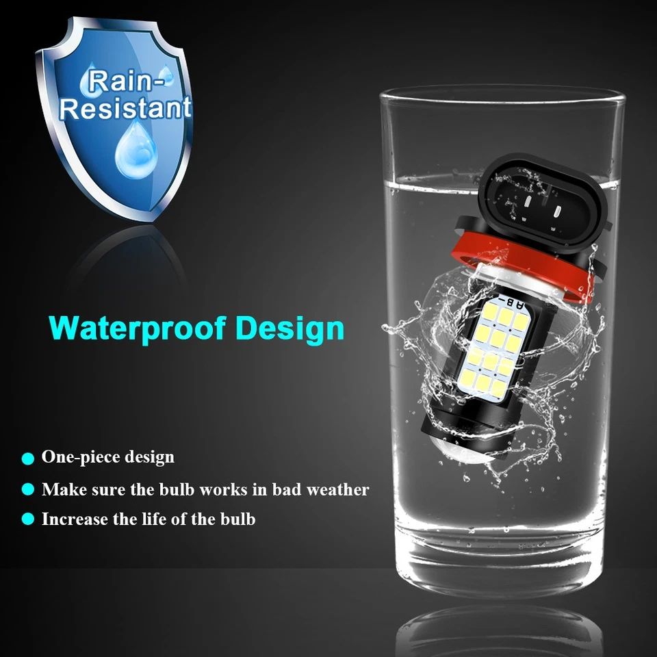 H7 Samsung LED 42-SMD Super Blanco 6000K Faros Bombillas Luz Alta Niebla W55 Foto 4 de 4