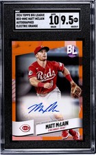 2024 Topps Big League Matt McLain Autographed Electric Orange SGC 10 Auto/9.5