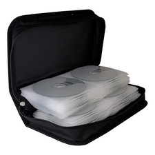 MediaRange Custodia porta DVD CD BD DJ Wallet Synthetic Leather 96 POSTI - BOX55