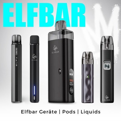 Elfbar MEGA ELFA ELFX Pro ELFA ELFX V2 ELFA Turbo E-Zigarette Liquid Leerpods